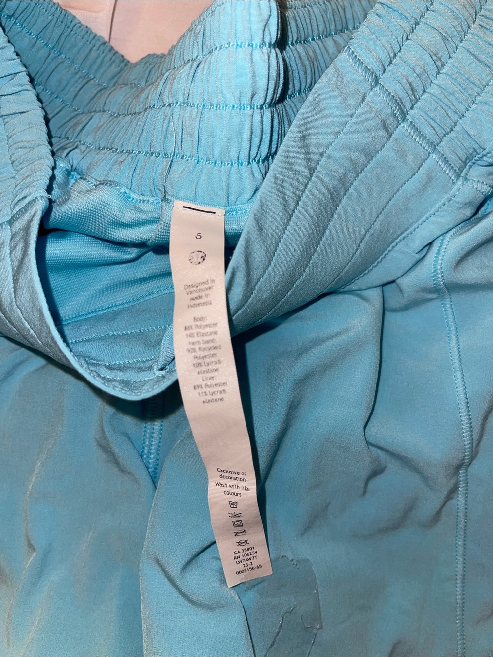 Lululemon- Light Blue Women's Athletic Running Shorts - Picture 3 of 6